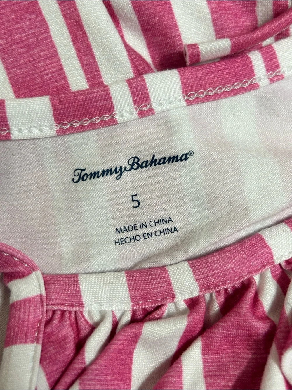 Tommy Bahama Striped Sundress Girls Size 5